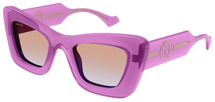 Gucci Cat Eye Sunglasses Orange