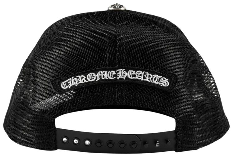 Chrome Hearts Fuck Patch Trucker Hat Black