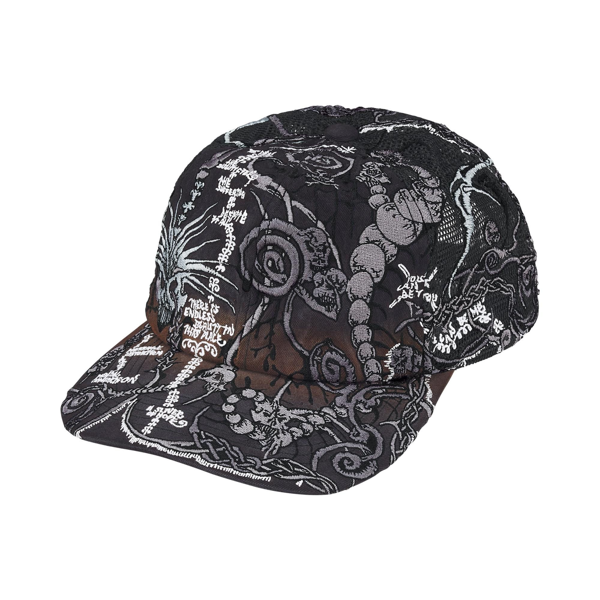 Buy Supreme Wombat Embroidered Mesh Back 6-Panel 'Black