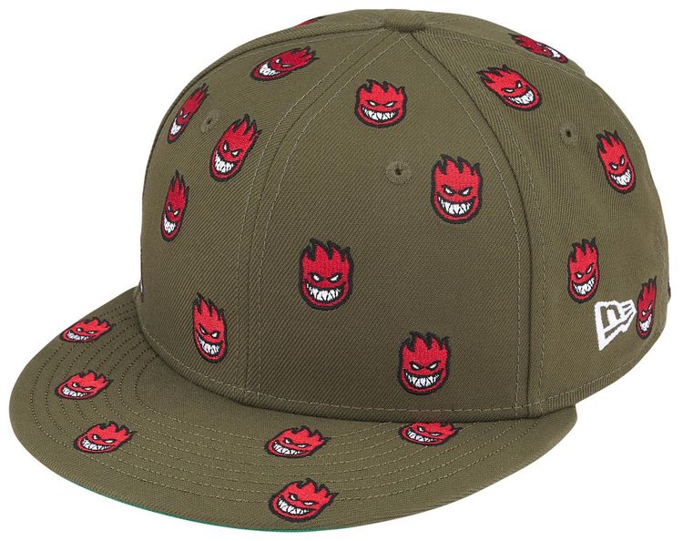 Supreme x Spitfire New Era Olive
