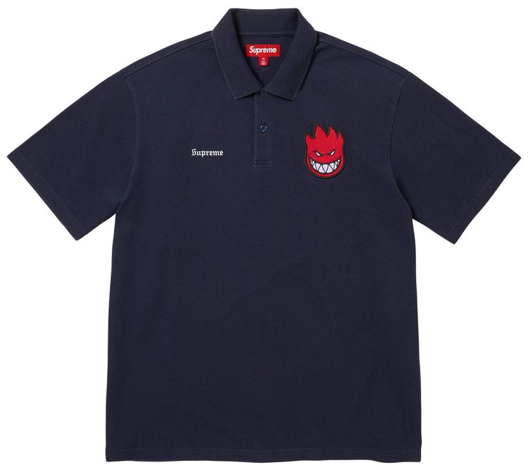Supreme x Spitfire Polo Navy