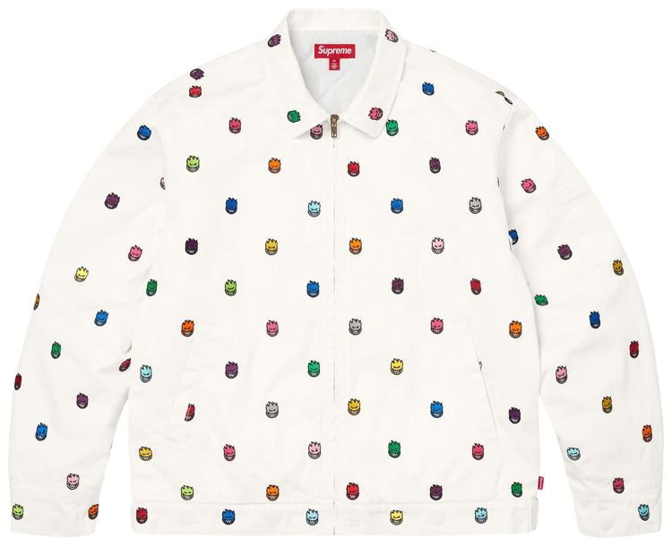 Supreme x Spitfire Work Jacket White