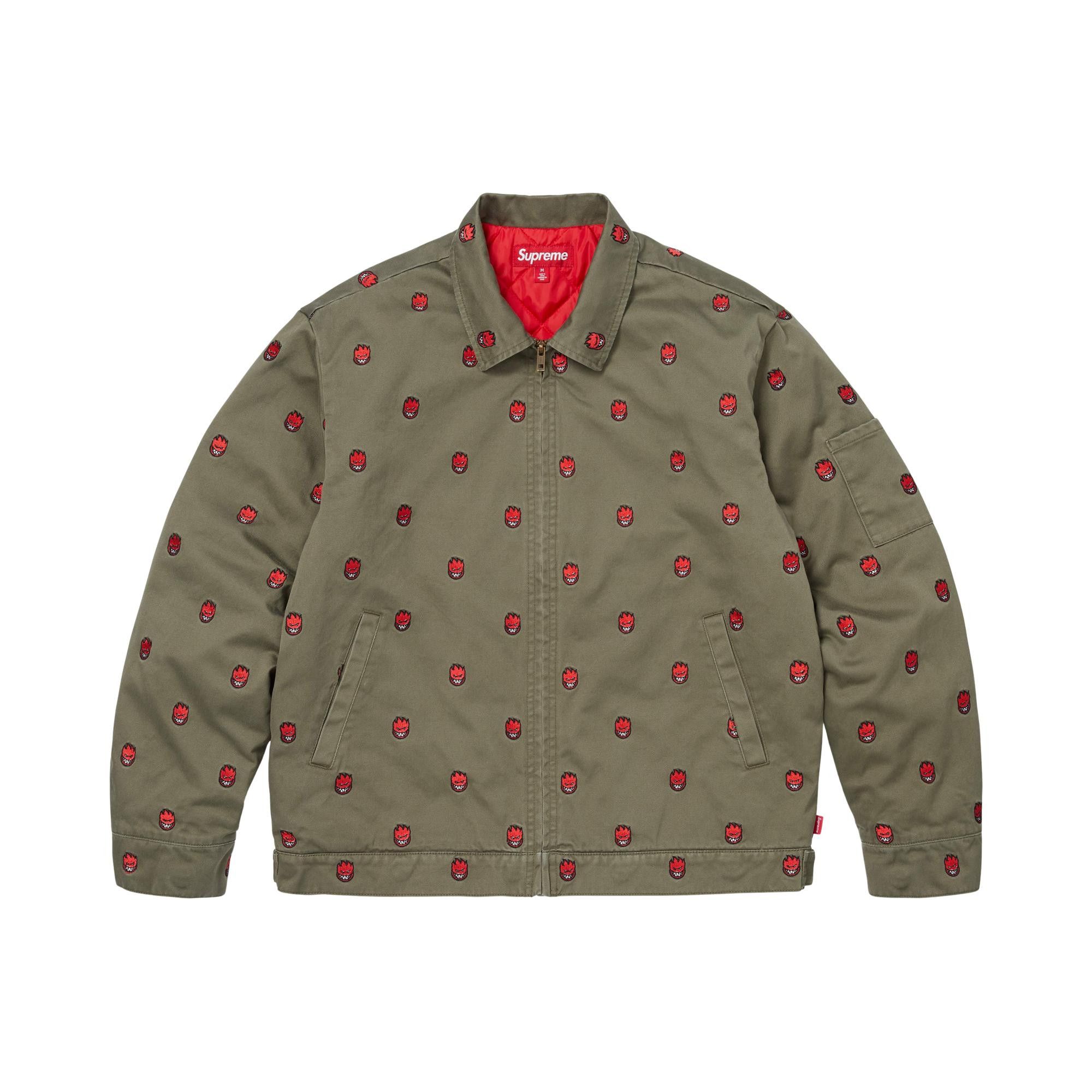 Buy Supreme x Spitfire Work Jacket 'Olive' - SS26J67 OLIVE | GOAT