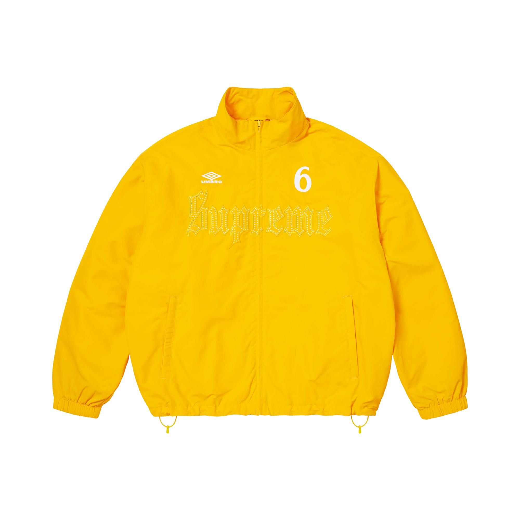 Buy Supreme x Umbro Rhinestone Track Jacket 'Yellow' - SS26J100