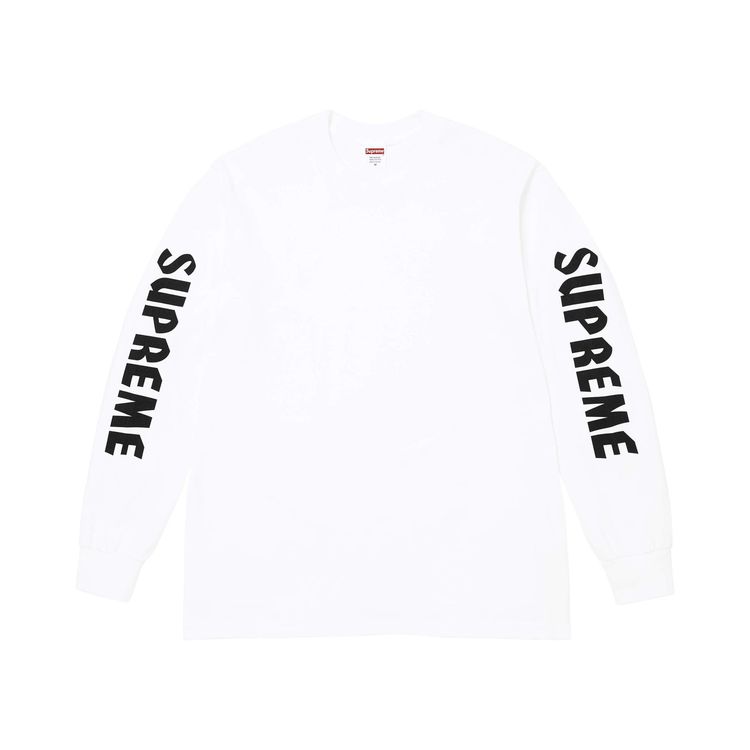 Supreme x Spitfire Long Sleeve Tee White