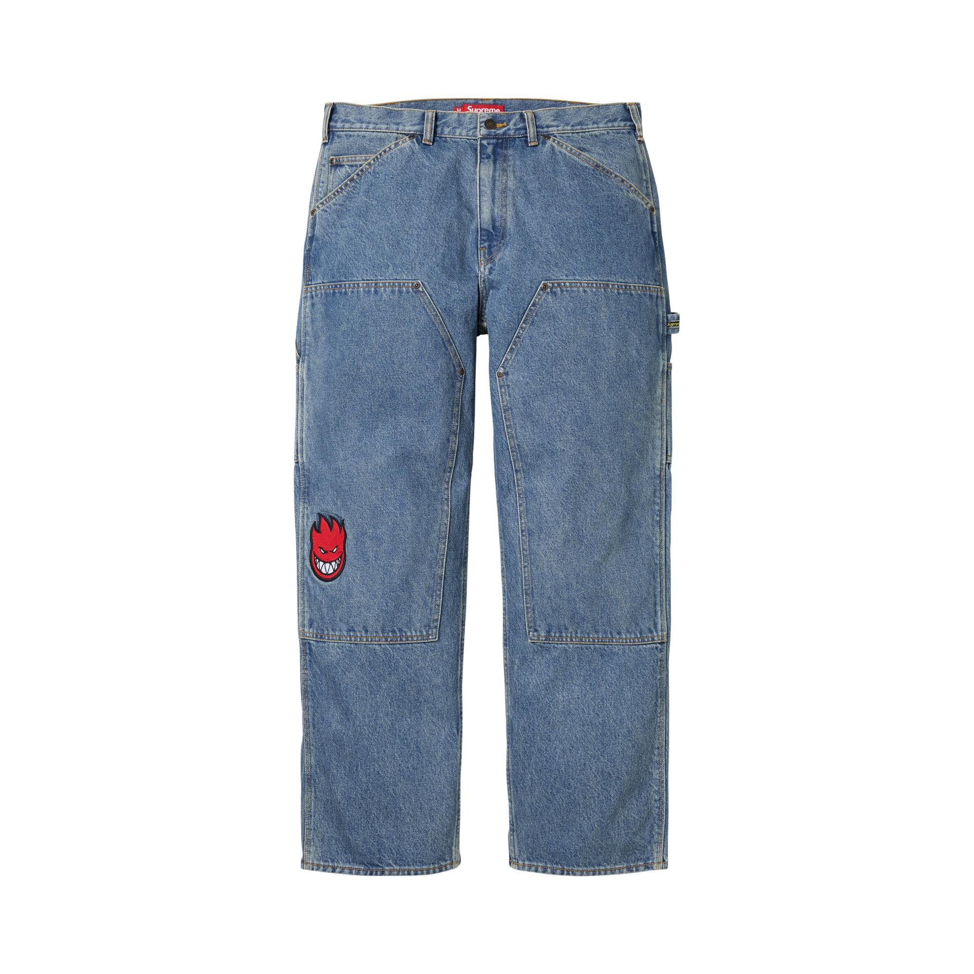 Buy Supreme x Spitfire Double Knee Painter Pant 'Denim' - SS26P64