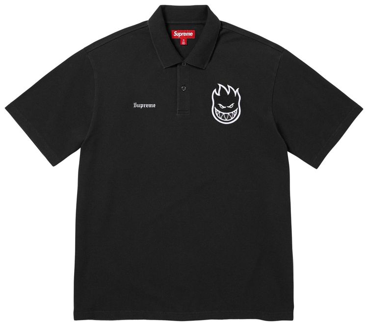 Supreme x Spitfire Polo Black