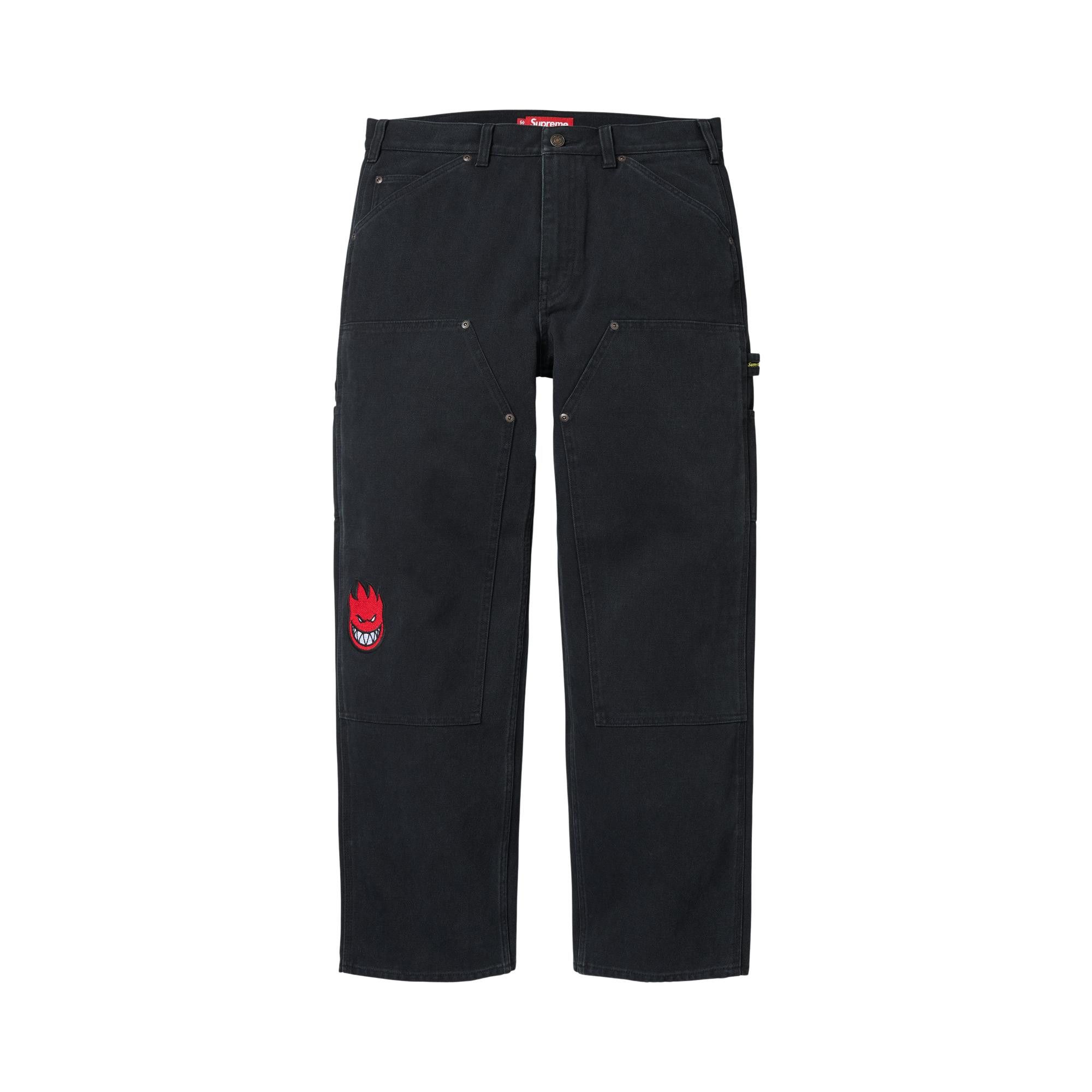Buy Supreme x Spitfire Double Knee Painter Pant 'Black' - SS26P64