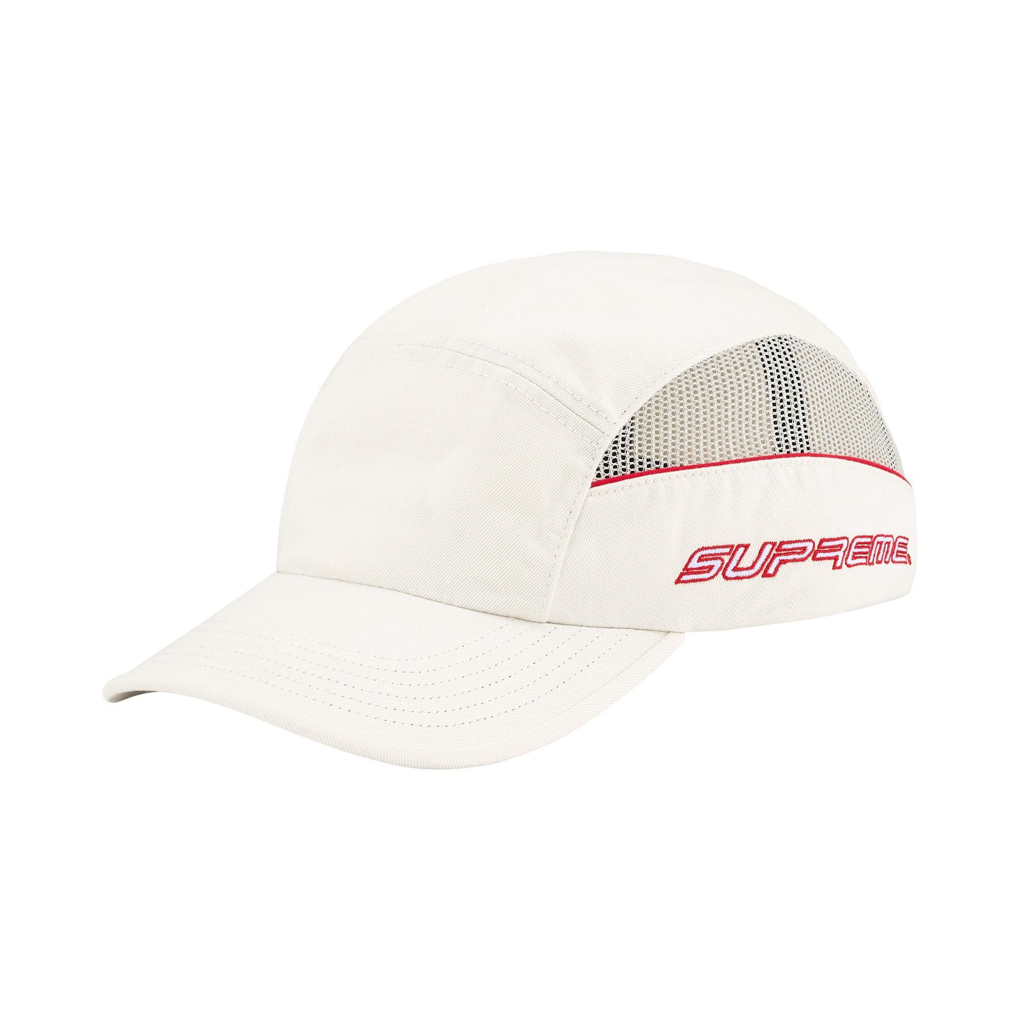 Buy Supreme Side Mesh Piping Camp Cap 'Stone' - SS26H75 STONE | GOAT