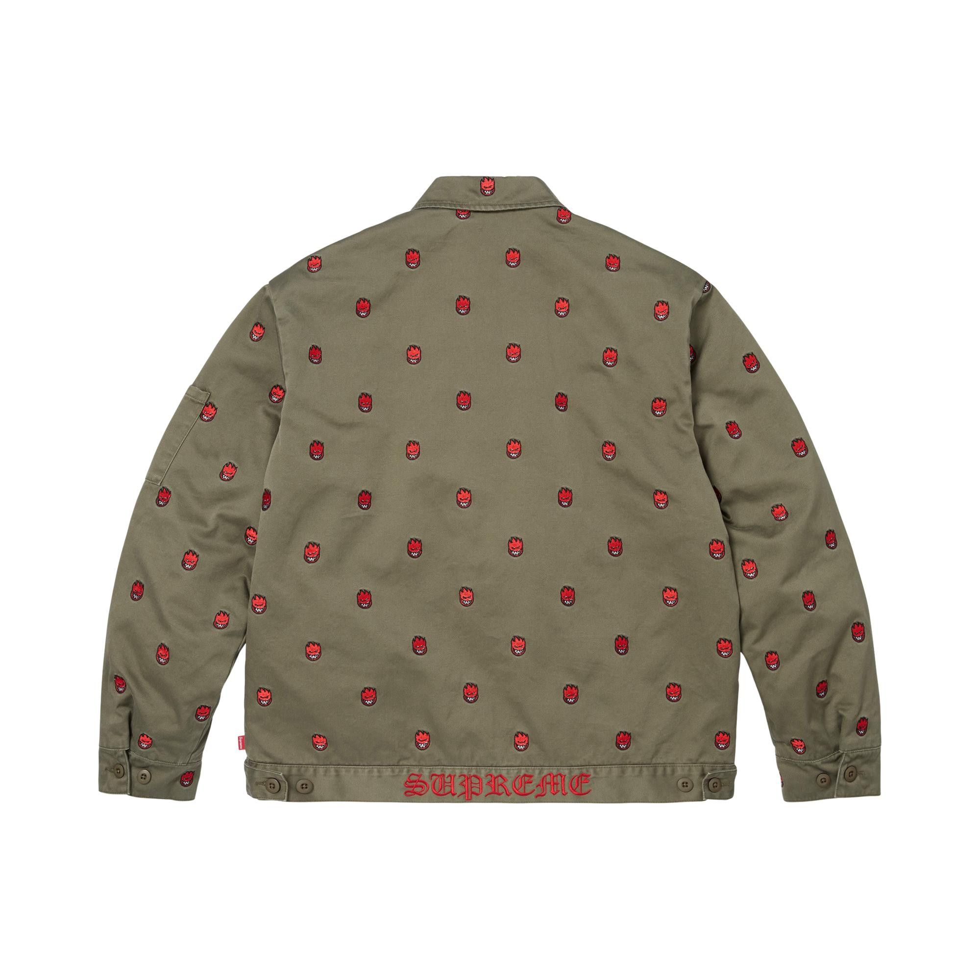 Buy Supreme x Spitfire Work Jacket 'Olive' - SS26J67 OLIVE | GOAT