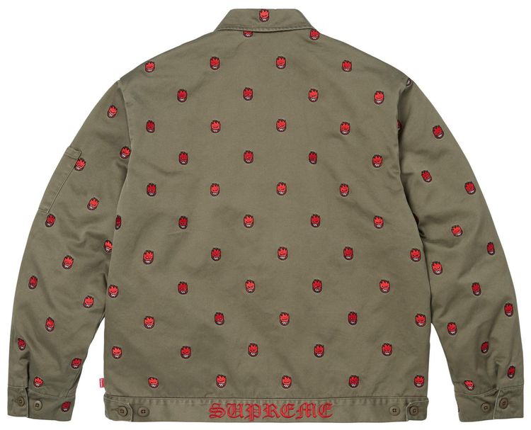 Supreme x Spitfire Work Jacket Olive