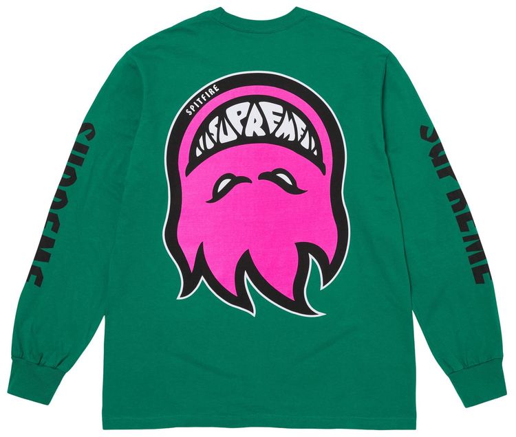 Supreme x Spitfire Long Sleeve Tee Light Pine