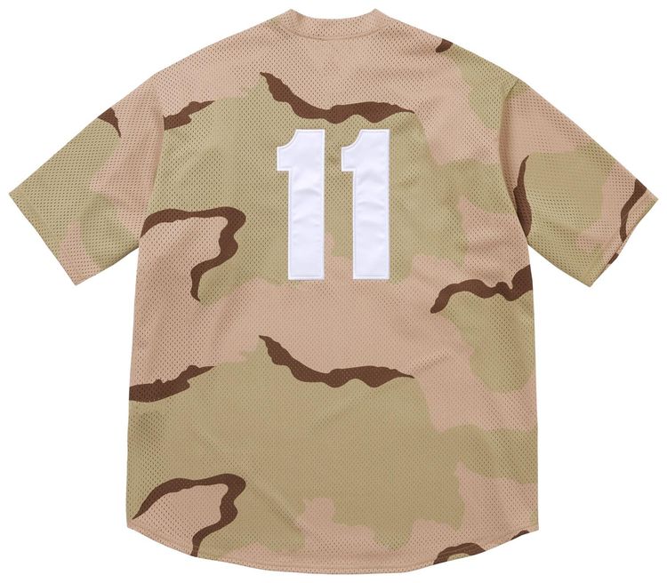 Supreme Shop S Logo Henley Desert Camo Paris