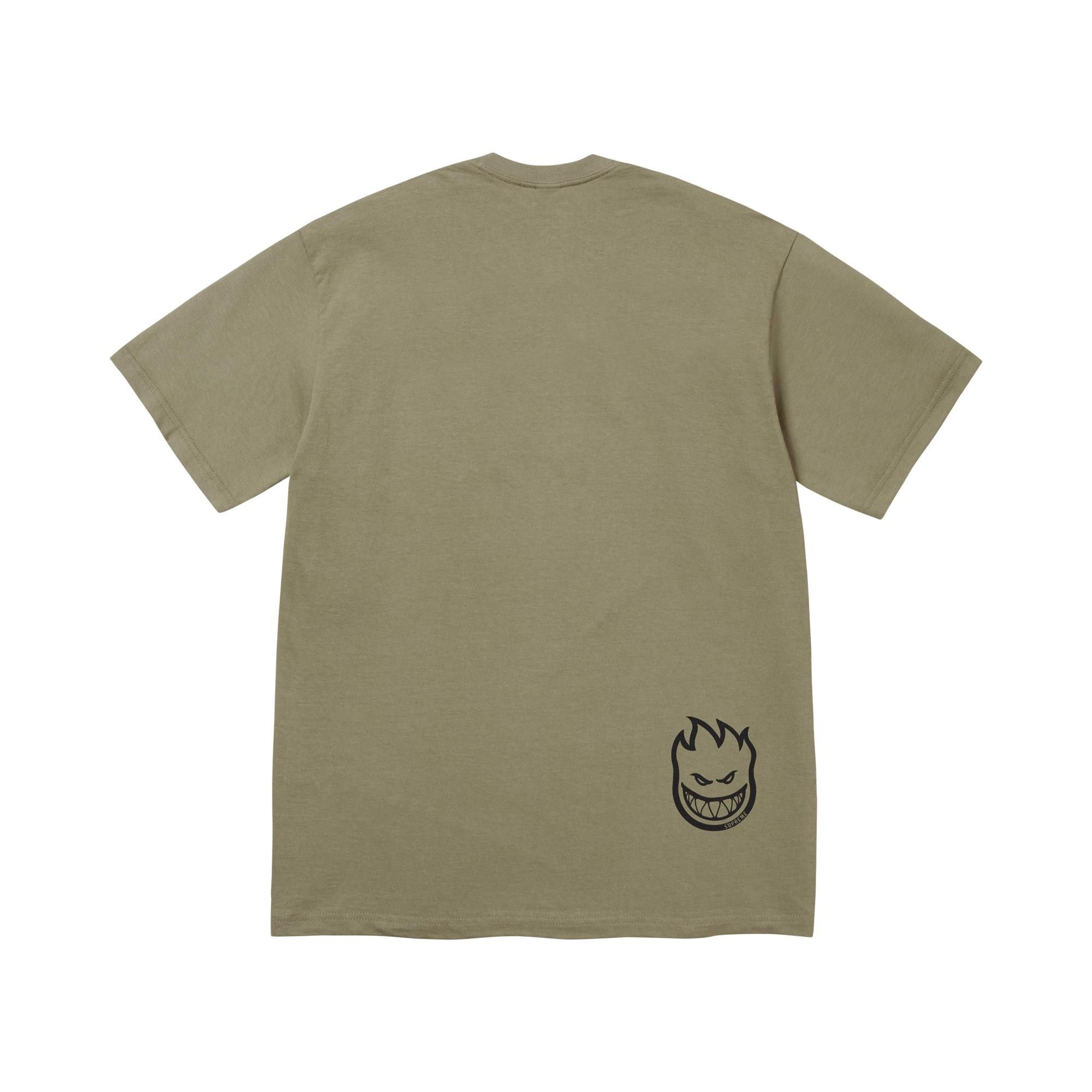 Buy Supreme x Spitfire Flag Tee 'Light Olive' - SS26T63 LIGHT