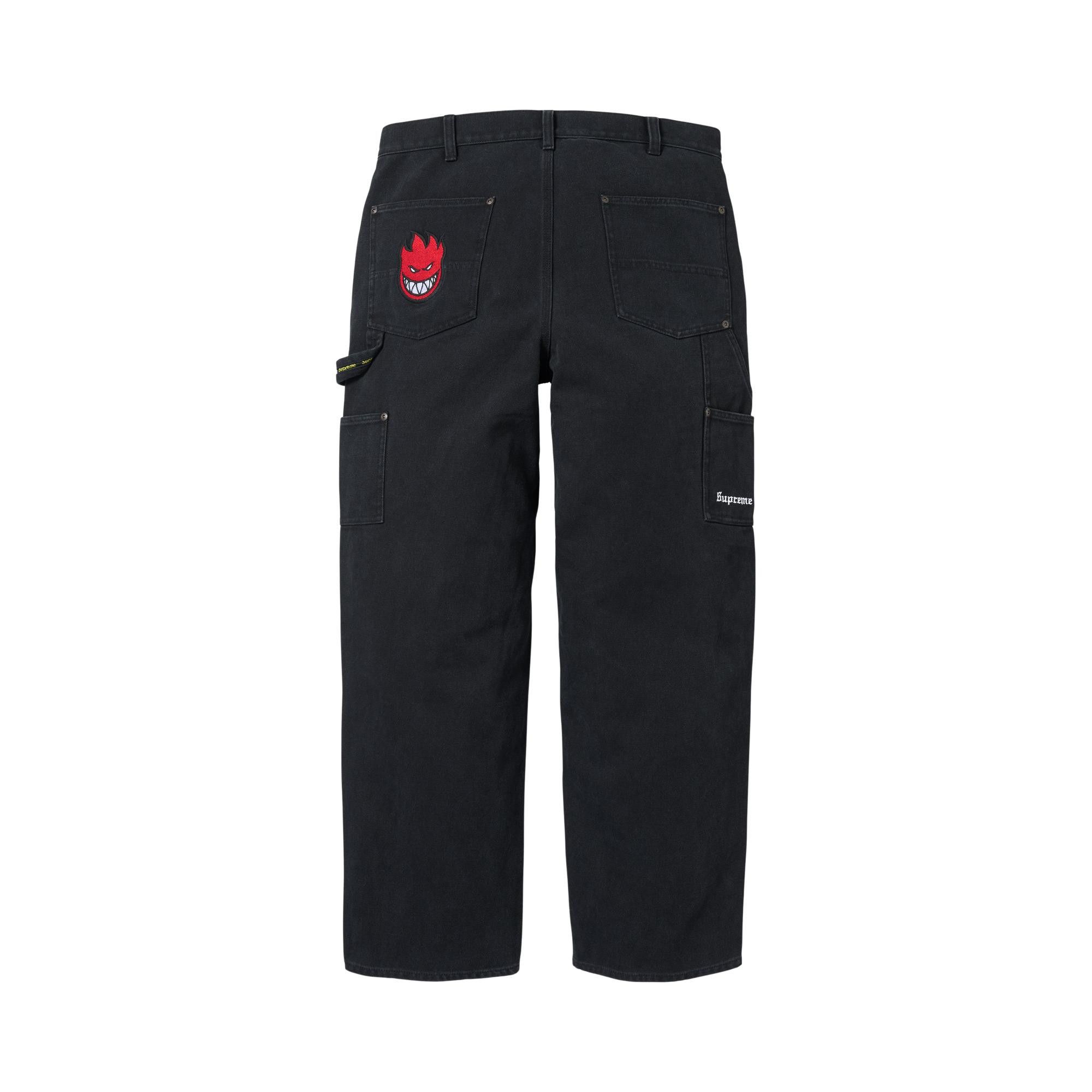 Buy Supreme x Spitfire Double Knee Painter Pant 'Black' - SS26P64