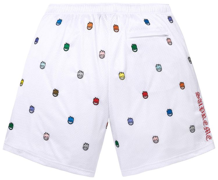 Supreme x Spitfire Mesh Short White