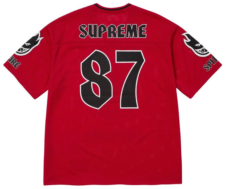 Supreme x Spitfire Jersey Red