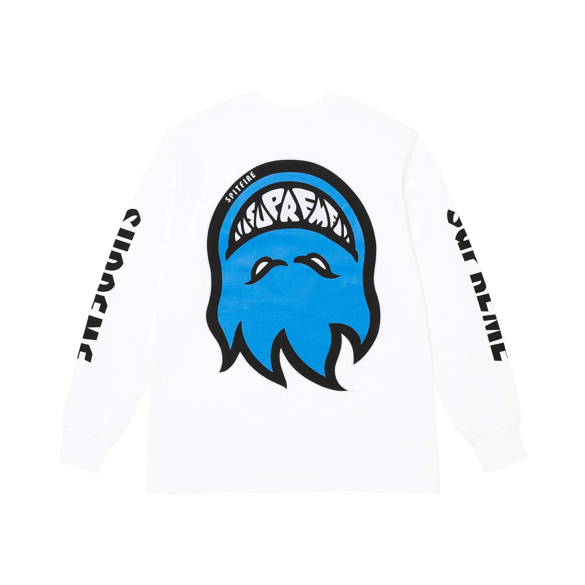 Buy Supreme x Spitfire Long-Sleeve Tee 'White' - SS26T7 WHITE | GOAT