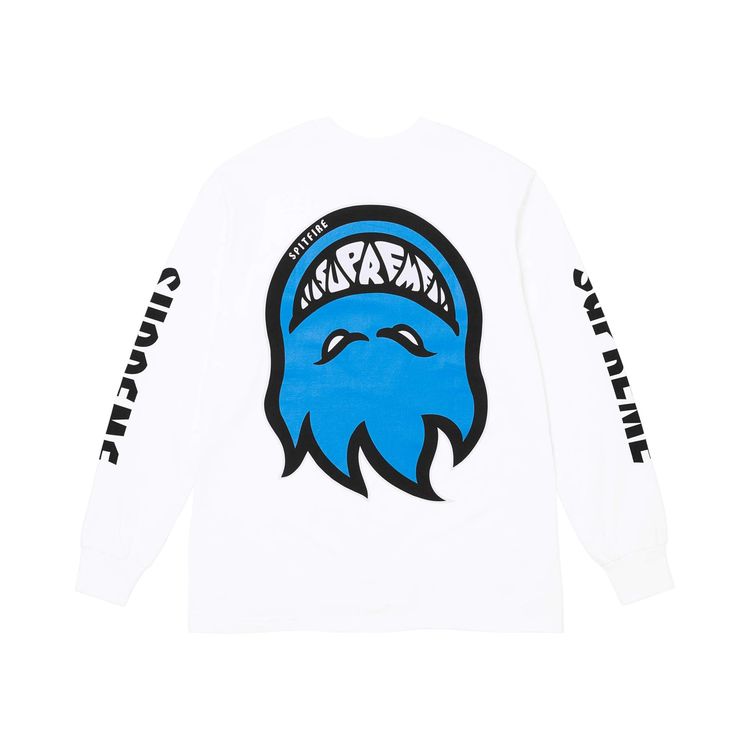 Supreme x Spitfire Long Sleeve Tee White