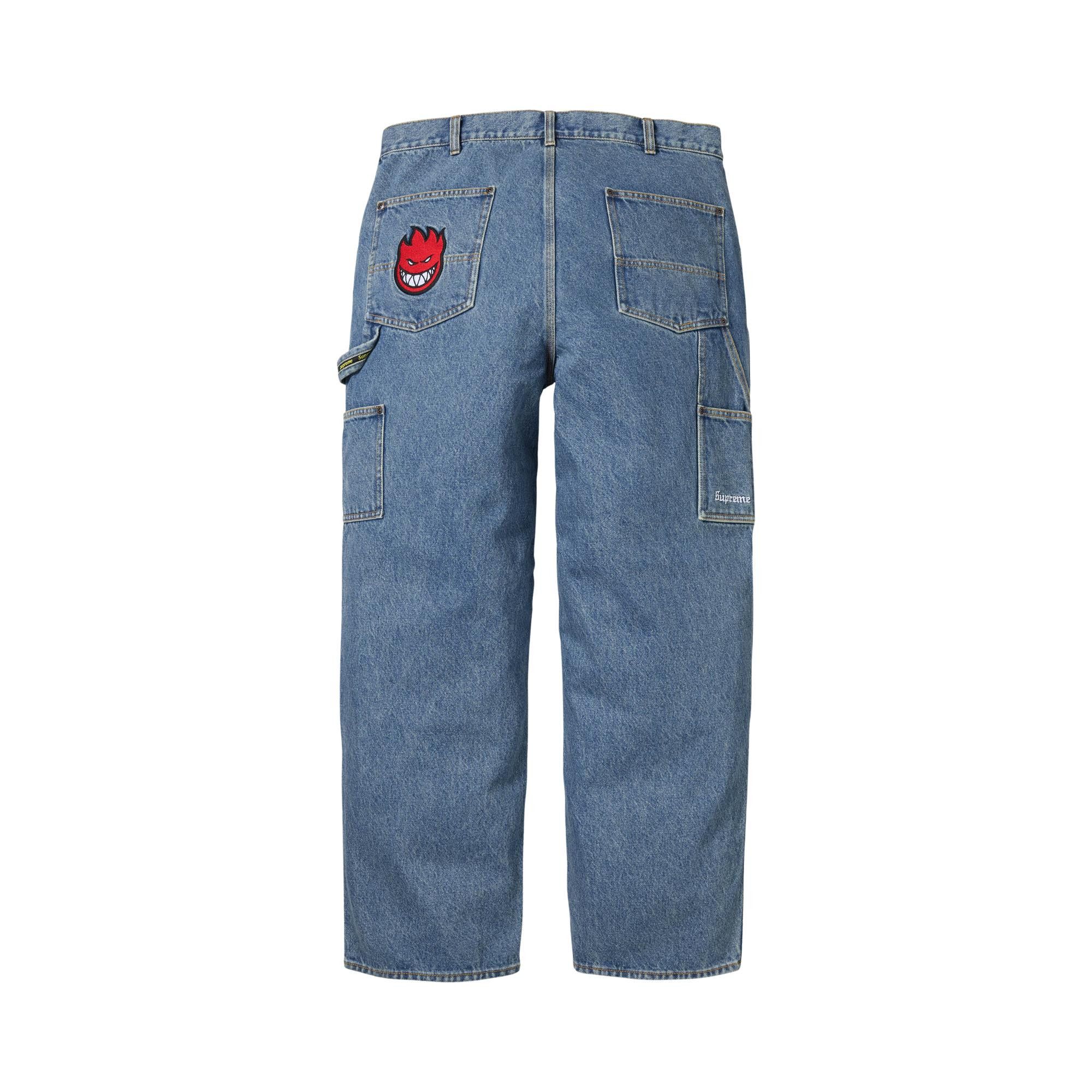 Buy Supreme x Spitfire Double Knee Painter Pant 'Denim' - SS26P64