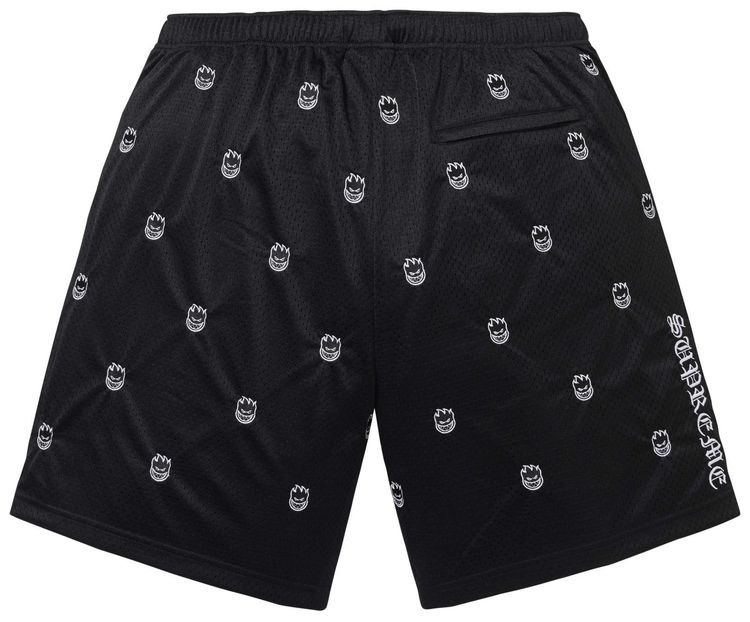 Supreme x Spitfire Mesh Short Black