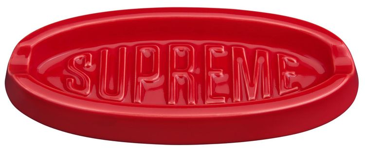 Supreme Oval Tray Red