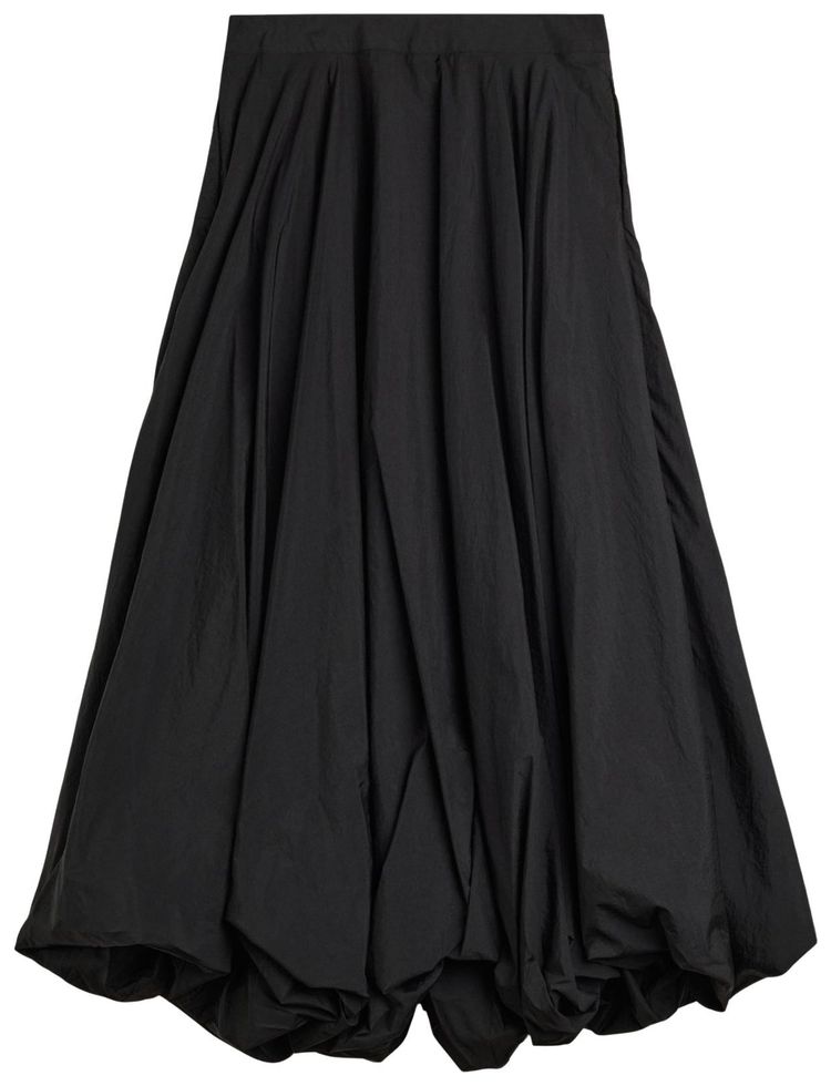 Y 3 Gradient Stripes Nylon Balloon Skirt Black