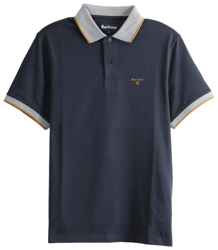 Barbour Cornsay Polo Shirt NavyCamel