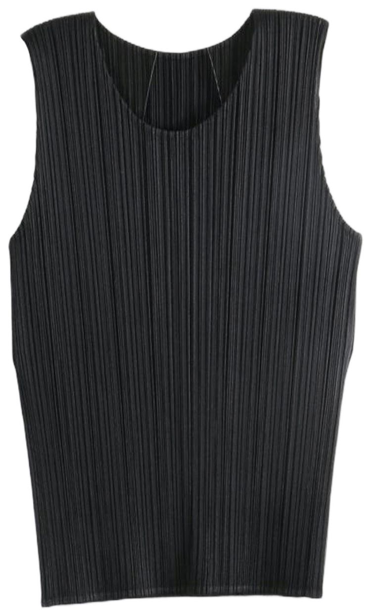 Pleats Please Issey Miyake Basics Shirt Black