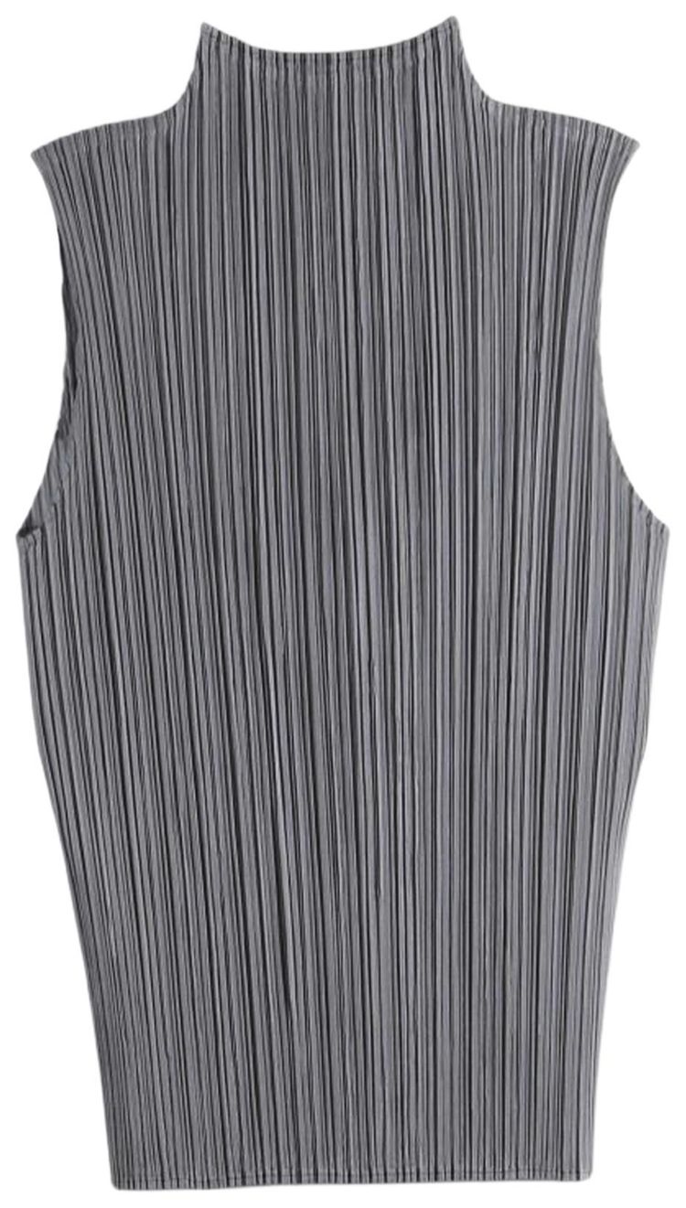 Pleats Please Issey Miyake Basics Shirt Grey