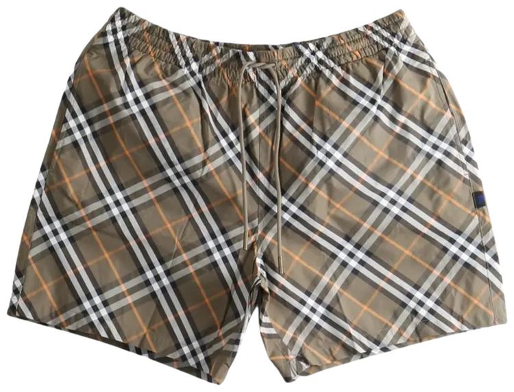Burberry Seb Check Short Finch Brown Ip Check