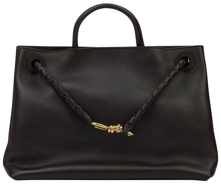 Bottega Veneta Medium Andiamo Bag Black
