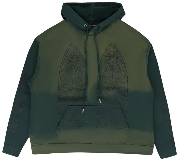 Who Decides War Witness Hooded Pullover Green