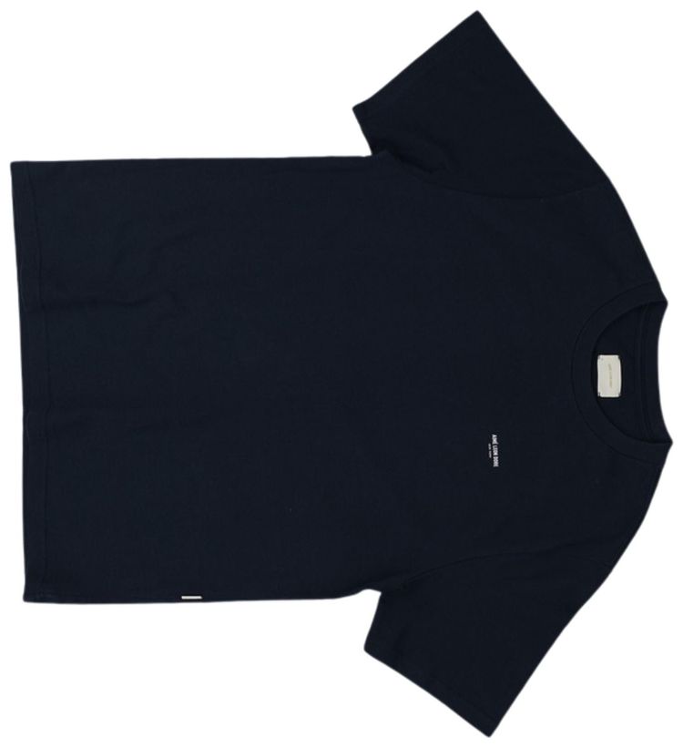 Aime Leon Dore Short Sleeve Micro Din Logo Tee Navy Blazer