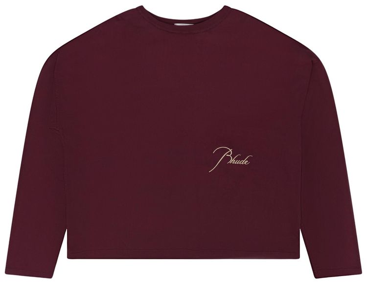 Rhude Long Sleeve Reverse T Shirt Multicolor