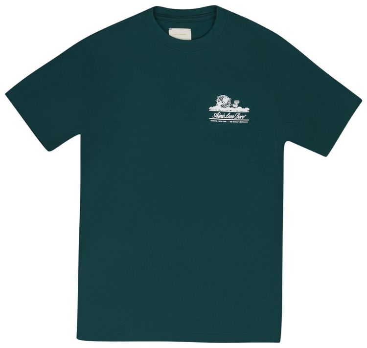 Aime Leon Dore Unisphere Short Sleeve T Shirt Green