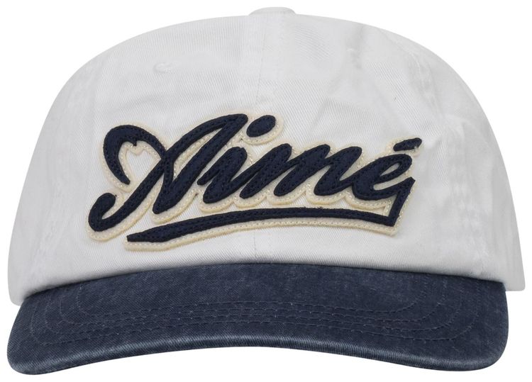 Aime Leon Dore Cycling Logo Hat WhiteNavy