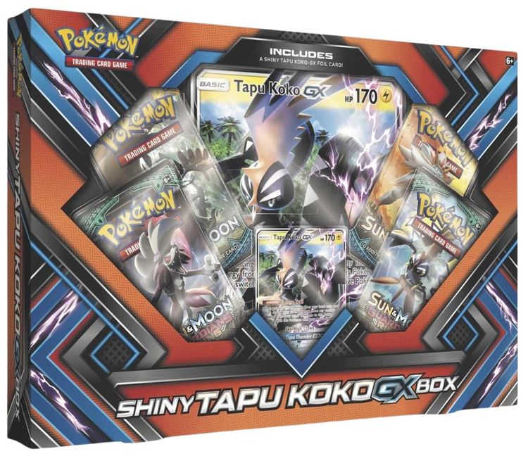 Pokemon Shiny Tapu Koko GX Box