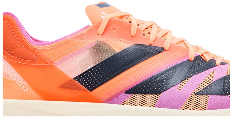 adidas Adizero Takumi Sen 8 Beam Orange Pulse Lilac