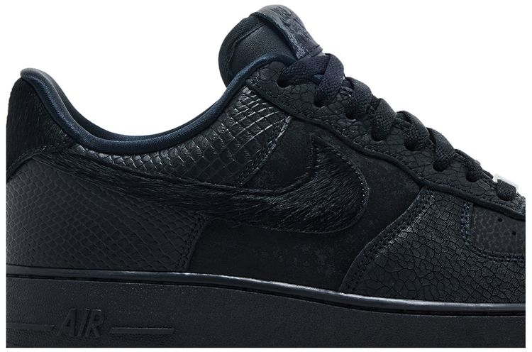 Nike Air Force 1 Low 07 LX Black Pony Hair Snakeskin
