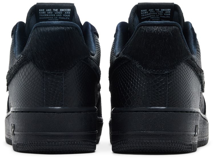 Nike Air Force 1 Low 07 LX Black Pony Hair Snakeskin