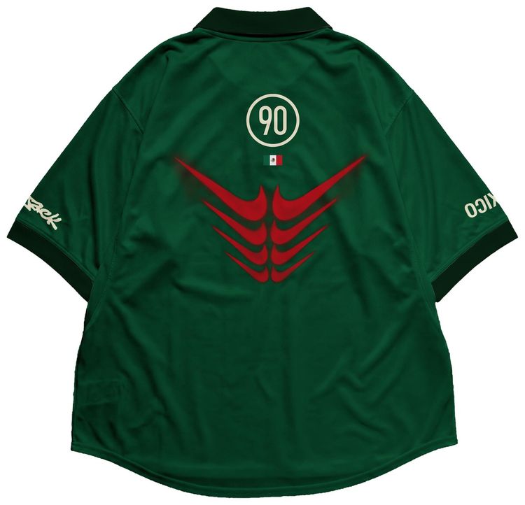 Cactus Jack by Travis Scott x Nike Mexico Total 90 Retro Jersey Green