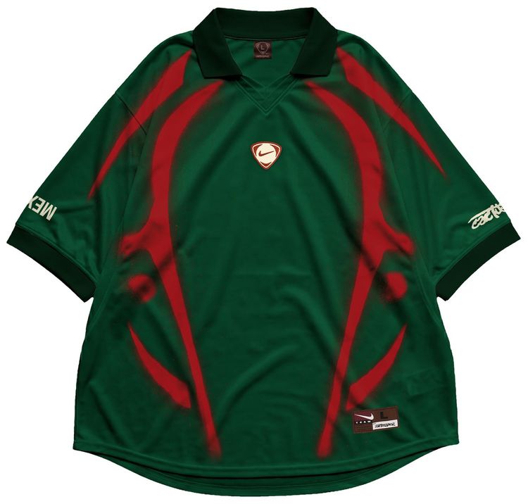 Cactus Jack by Travis Scott x Nike Mexico Total 90 Retro Jersey Green