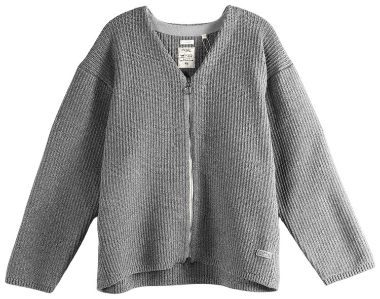 nanamica 5G Zip Cardigan Heather Grey