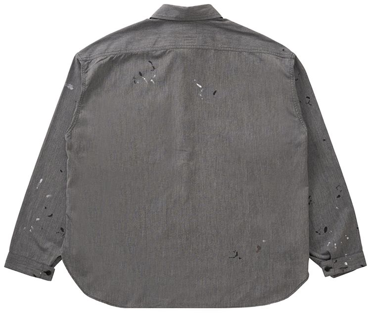 Visvim 1910 PO Chambray Long Sleeve Grey