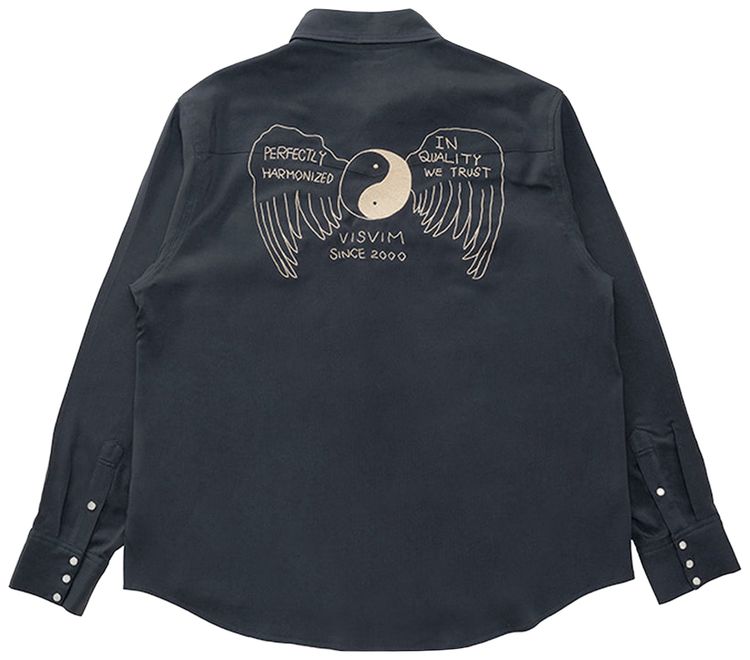 Visvim Four Corners Long Sleeve Black