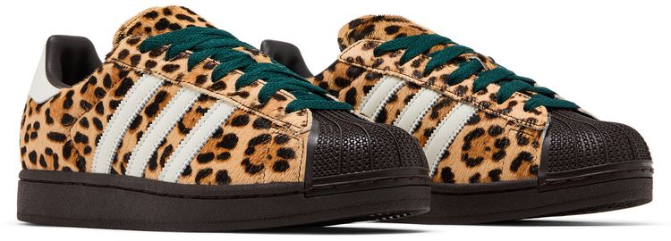 adidas Wmns Superstar 2 Leopard Dark Brown Ivory