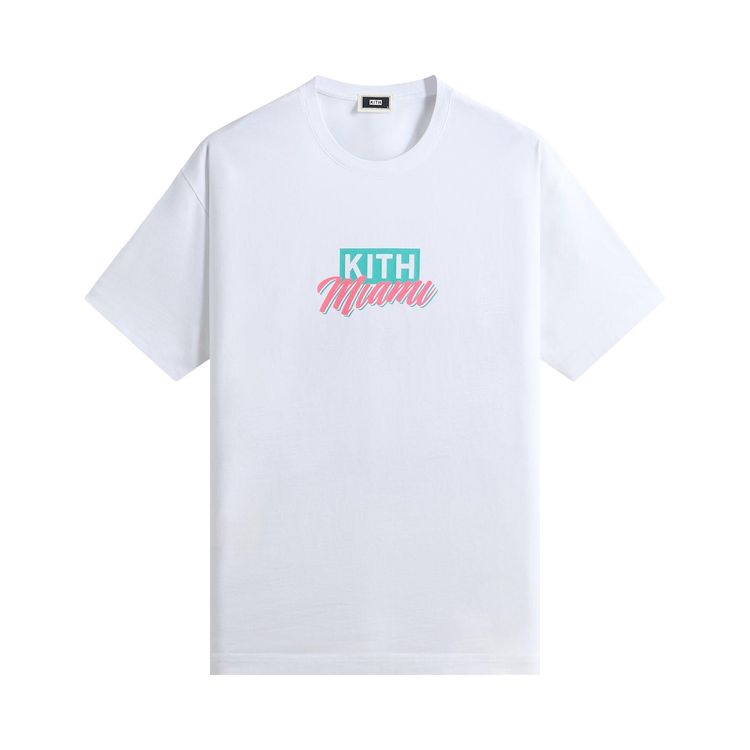 Kith Miami Classic Logo Tee White