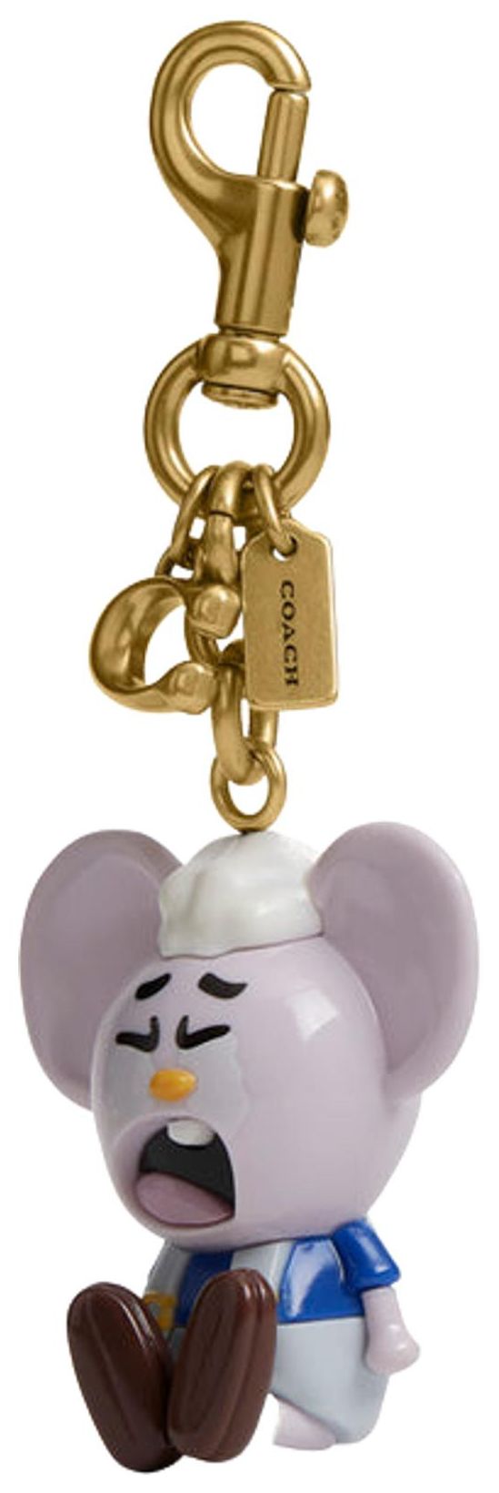 Brain Dead x Coach Vinyl Kachi Mouse Bag Charm Multicolor