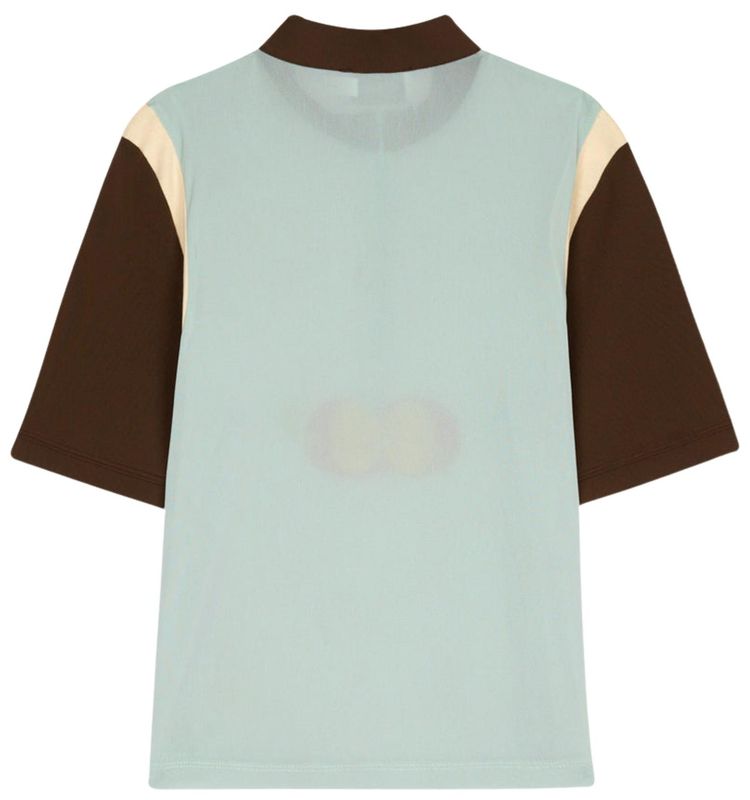 Brain Dead x Coach Mesh Quarter Zip Top Light Green
